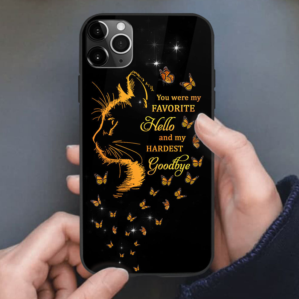 Personalized The Moment Your Heart Stopped Memorial Cat Phone Case CHI-THUY