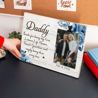 Thumbnail for Daddy Thanks For Being My Hero Photo Clip Frame