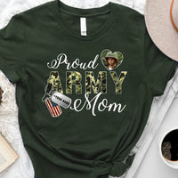 Thumbnail for Family US Army T-Shirt, Proud Army Mom Shirt