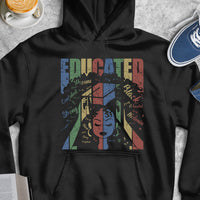 Thumbnail for Educated Black Girl Magic Graduation T-Shirt, African Queen