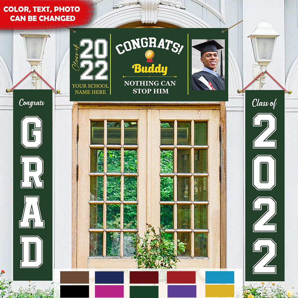 3 Piece Set Graduation Banner, Graduation Gift - Jonxifon