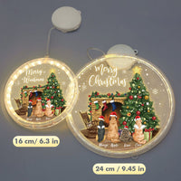 Thumbnail for Personalized Led Acrylic Ornament - Christmas Gift For Pet Lovers - Merry Christmas Dog Cat