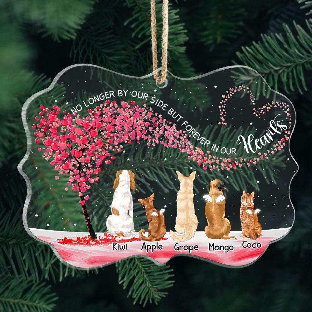 Personalized Dog Acrylic Ornament Custom Cat Name Breed Christmas Gift