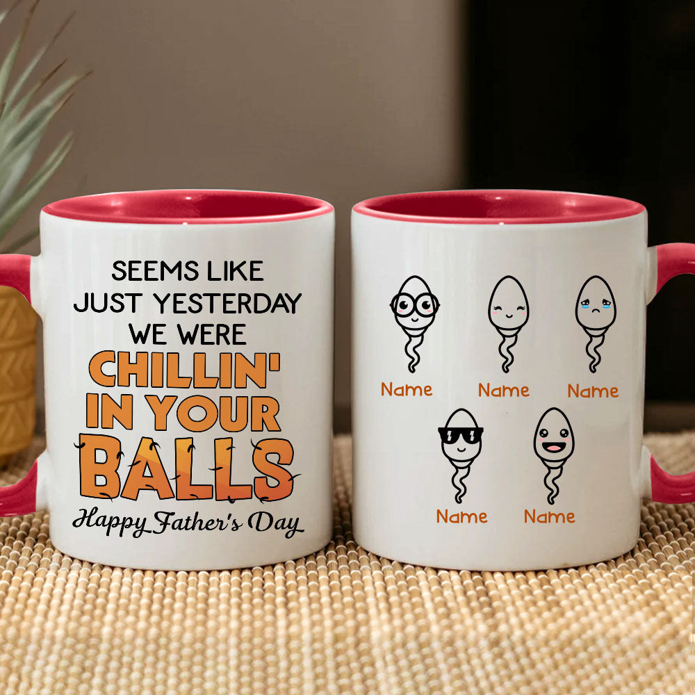 Seems Like Just Yesterday Dad Accent Mug, Funny Dad Mug