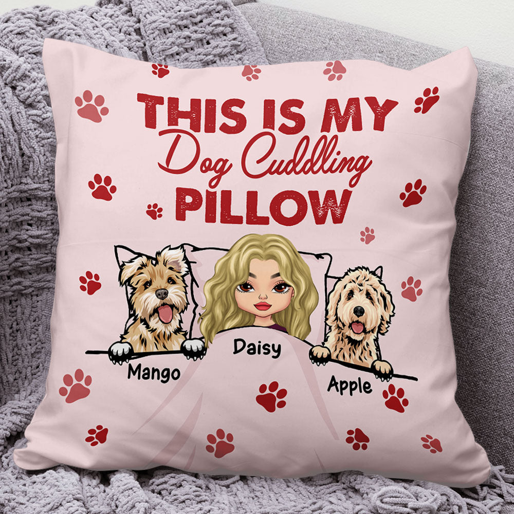 Personalized This Is My Favorite Pillow Dog Cat Girl Pillow, Gift For Family