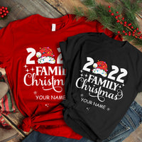 Thumbnail for Custom Name Family Christmas 2022 T-Shirt, Christmas Gift CustomCat