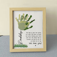 Thumbnail for You Help Us Grow One Sprout Photo Frame, Kids Handprint Keepsake