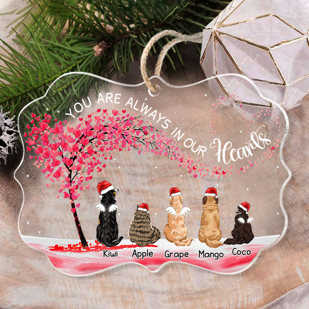 Personalized Dog Acrylic Ornament Custom Cat Name Breed Christmas Gift