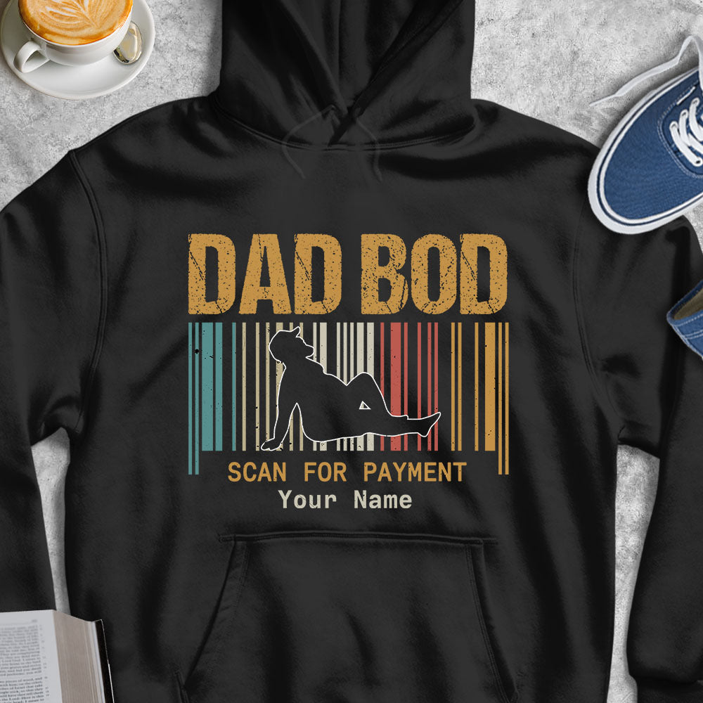 Dad Bod Scan For Payment Personalized T-shirt