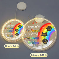 Thumbnail for Personalized Led Acrylic Ornament - Memorial Gift For Pet Lovers - Rainbow Bridge Dog Cat Loss