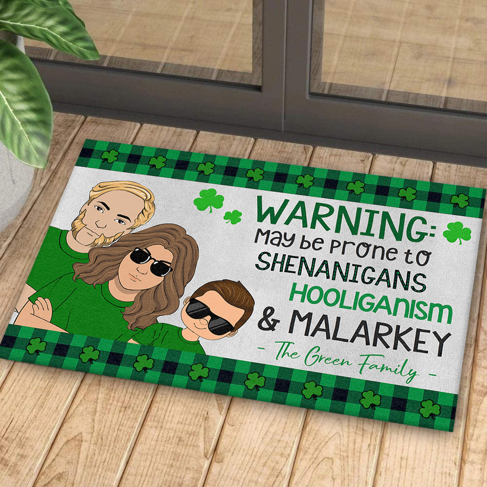 Personalized Irish Blessing Doormat, St Patricks Day Decor Home AB