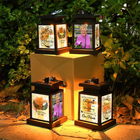 Thumbnail for Personalized Solar Lantern - Christmas Gift For Family - Gone But Not Forgotten Memorial Photo