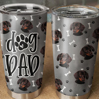 Thumbnail for Dog Mom Dog Dad Photo Upload Tumbler, DIY Gift For Pet Lovers