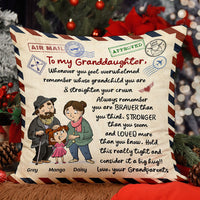 Thumbnail for Personalized Letter To My Grandson Granddaughter Pillow, Gift For Grandpa Grandma CHI-THUY