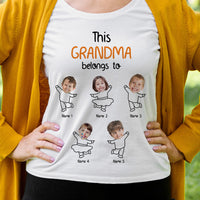 Thumbnail for Personalized This Mom Grandma Belongs To Kids T-shirt, Gift For Mom Mother's Day CustomCat