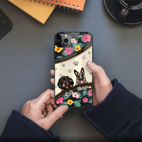 Thumbnail for Flower Dog Breed - Customized Phone Case