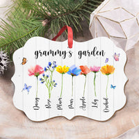 Thumbnail for Personalized Grandma Garden Christmas Benelux MDF Ornament CHI-YEN