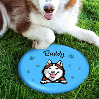 Thumbnail for Custom Dog Cartoon Flying Disc, Gift For Dog Lover, Dog Frisbee