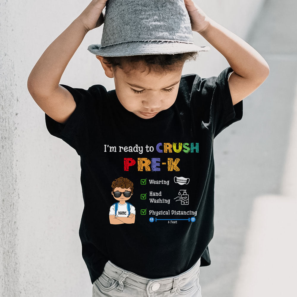 Back To School Guidelines Kid T-Shirt, Custom Kid Tees