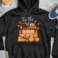 Thumbnail for 'Tis The Season Dog Fall Tshirt, Custom Dog Gift CustomCat