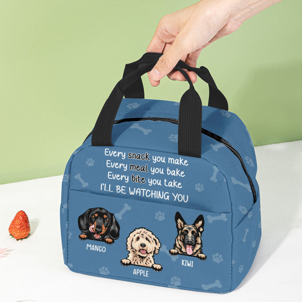 Personalized Dog Every Snack You Make Lunch Bag, Gift For Dog Mom AI