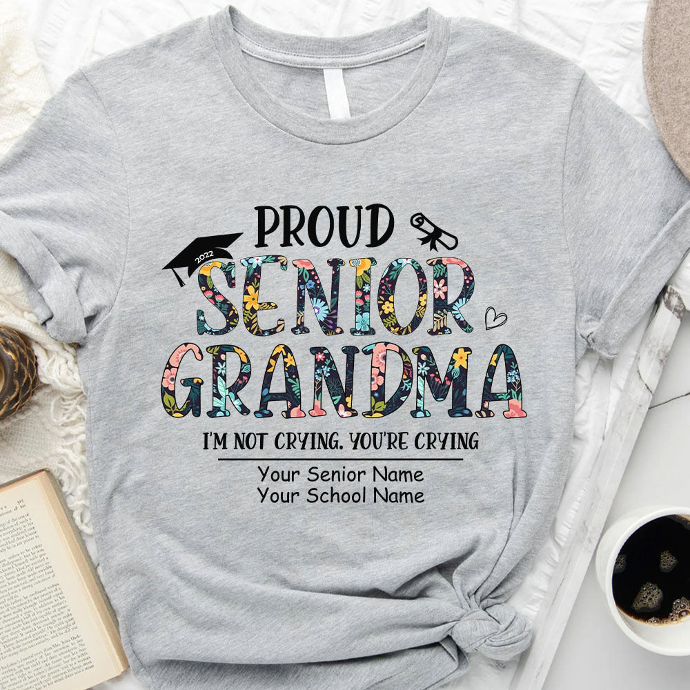 Proud Senior Mom/Grandma Graduate Shirt, Graduation T-shirt