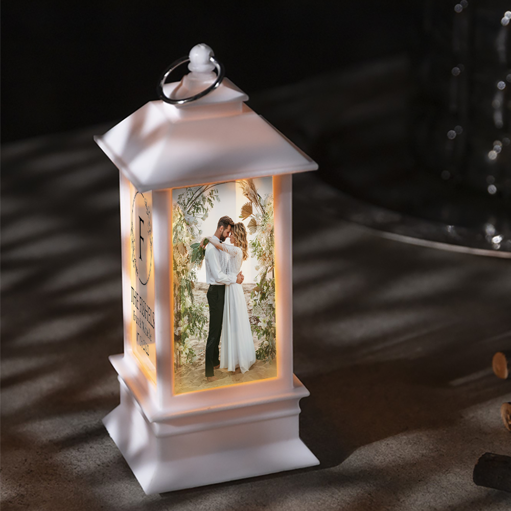 Personalized Wedding Picture Frame Lantern Gift For Couple, Gift For Wedding Couple CHI-YEN