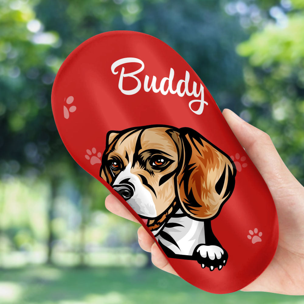 Custom Dog Cartoon Flying Disc, Gift For Dog Lover, Dog Frisbee