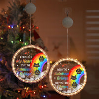 Thumbnail for Personalized Led Acrylic Ornament - Memorial Gift For Pet Lovers - Rainbow Bridge Dog Cat Loss