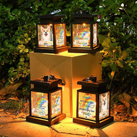 Thumbnail for Personalized Solar Lantern - Christmas Gift For Pet Lover - Angels Dont Always Have Wings Memorial Photo