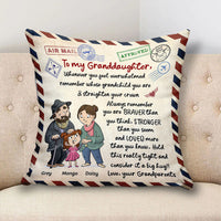 Thumbnail for Personalized Letter To My Grandson Granddaughter Pillow, Gift For Grandpa Grandma CHI-THUY