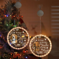 Thumbnail for Personalized Led Acrylic Ornament - Memorial Gift For Pet Lovers - No Longer By My Side Pet Photo