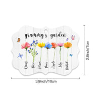 Thumbnail for Personalized Grandma Garden Christmas Benelux MDF Ornament CHI-YEN