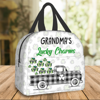 Thumbnail for Personalized Kids Grandma Lucky Charms Irish Lunch Bag, Gift For Patrick's Day AI