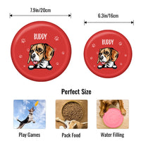 Thumbnail for Custom Dog Cartoon Flying Disc, Gift For Dog Lover, Dog Frisbee