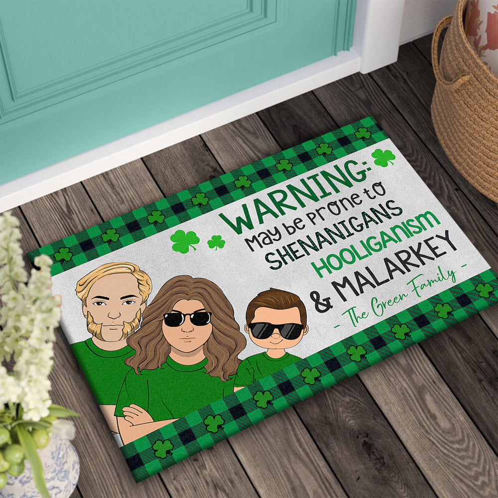 Personalized Irish Blessing Doormat, St Patricks Day Decor Home AB