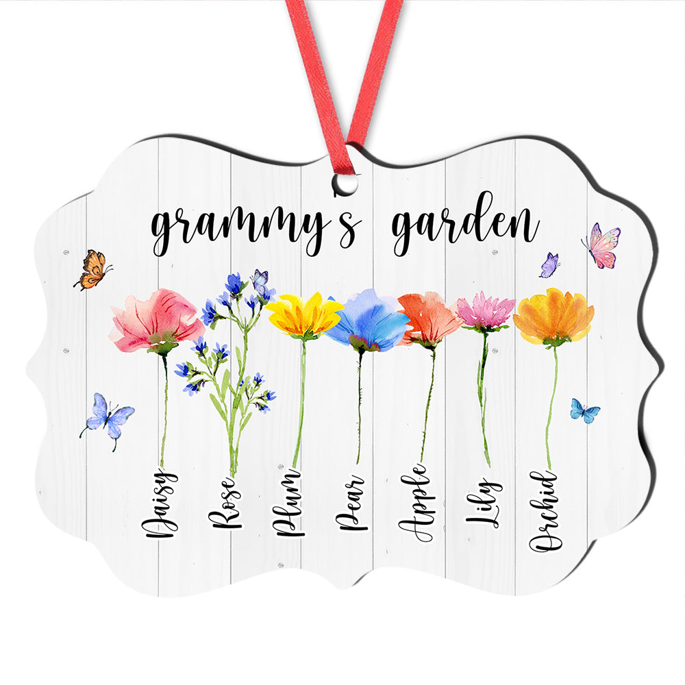 Personalized Grandma Garden Christmas Benelux MDF Ornament CHI-YEN