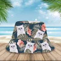 Thumbnail for Custom Pet Face Hawaiian Bucket Hat, Dog Lover Gift