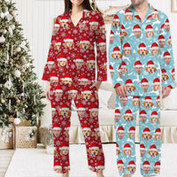 Thumbnail for Custom Christmas With Face Photo Family Pajama Pants, Christmas Gift YHN-THUY