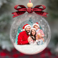 Thumbnail for Personalized 3D Acrylic Ball Ornament - Christmas Gift For Family - Upload Family Photo