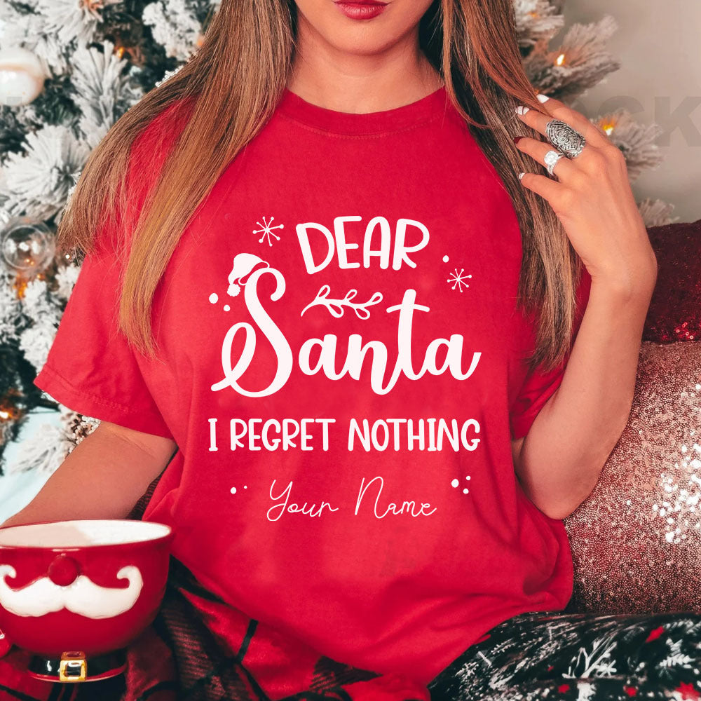 Custom Dear Santa Christmas Family T-Shirts, Christmas Gift CustomCat