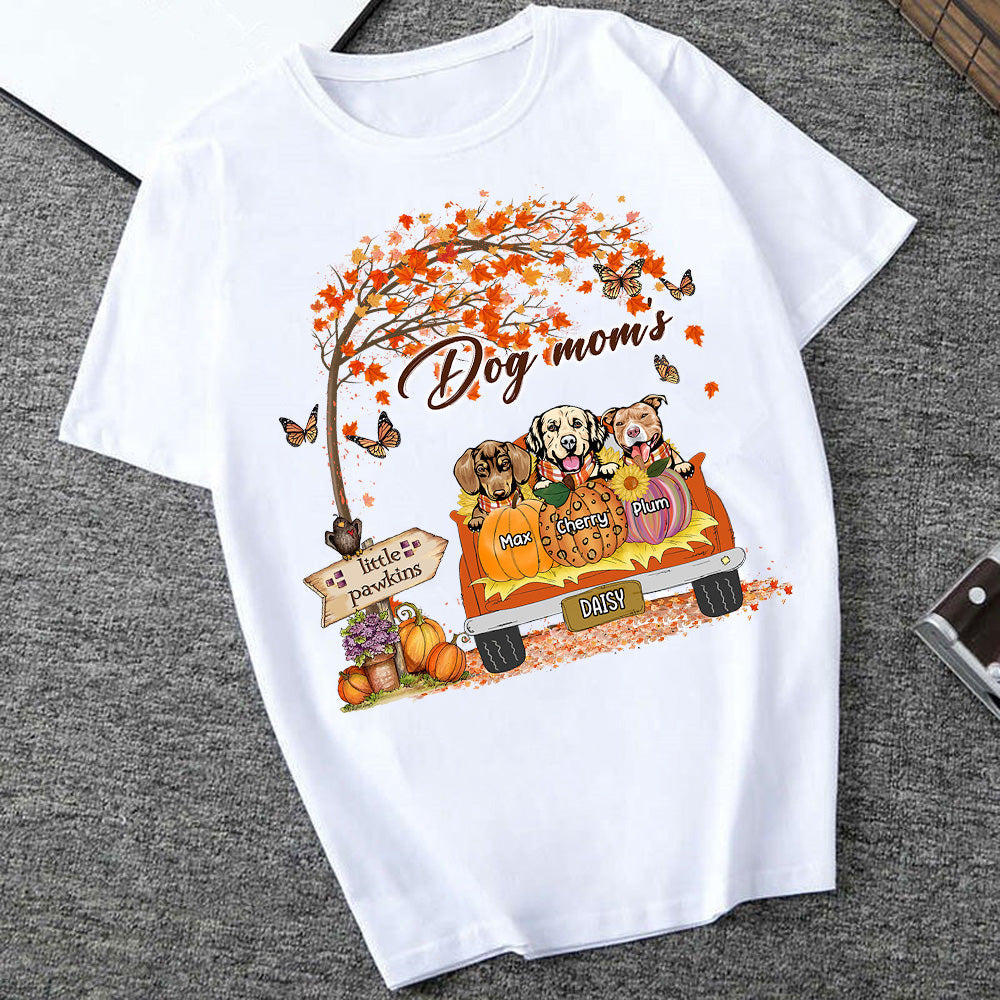 Personalized Fall Dog Mom's Little Pawkins T-shirt/ Hoodie, DIY Dog Lovers Gift CustomCat