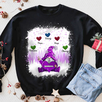 Thumbnail for Custom Grandma Gnome Sweet Hearts Bleach T- Shirt, Hoodie , Christmas Gift For Family CustomCat