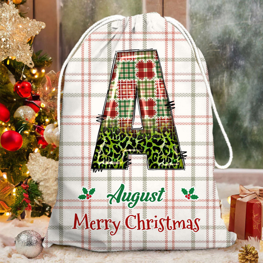 Personalized Santa Sack - Christmas Gift For Family - Christmas Letter With Name