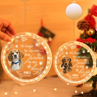 Thumbnail for Personalized Led Acrylic Ornament - Memorial Gift For Pet Lovers - No Longer By My Side Pet Photo