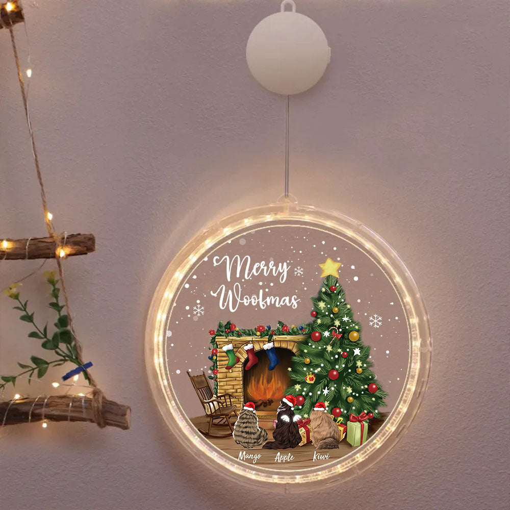 Personalized Led Acrylic Ornament - Christmas Gift For Pet Lovers - Merry Christmas Dog Cat