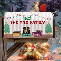 Thumbnail for Custom Naughty Cats And Dogs Mailbox Cover, Christmas Gift MD-M221026001 YHN-THUY