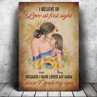 Thumbnail for I Believe In Love Daughter & Mom Canvas Wall Art