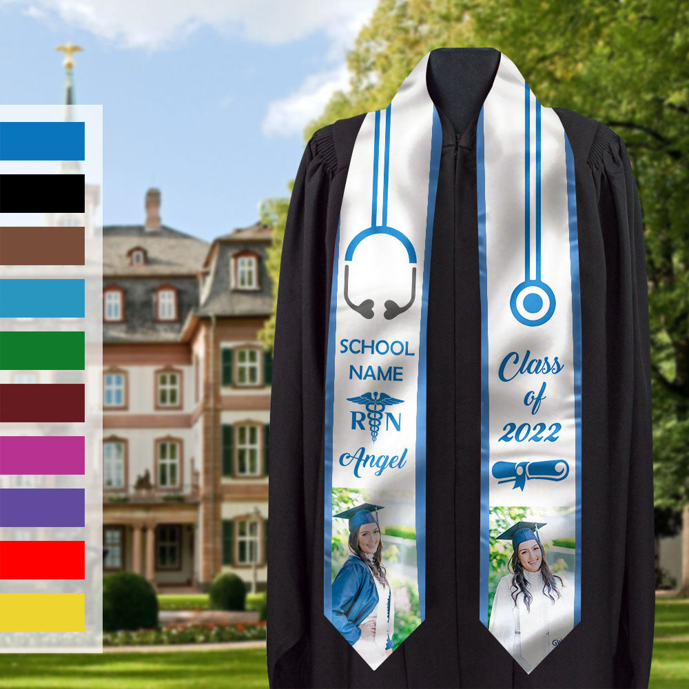 Nursing Photo Graduation Stoles/Sash, Graduation Gift