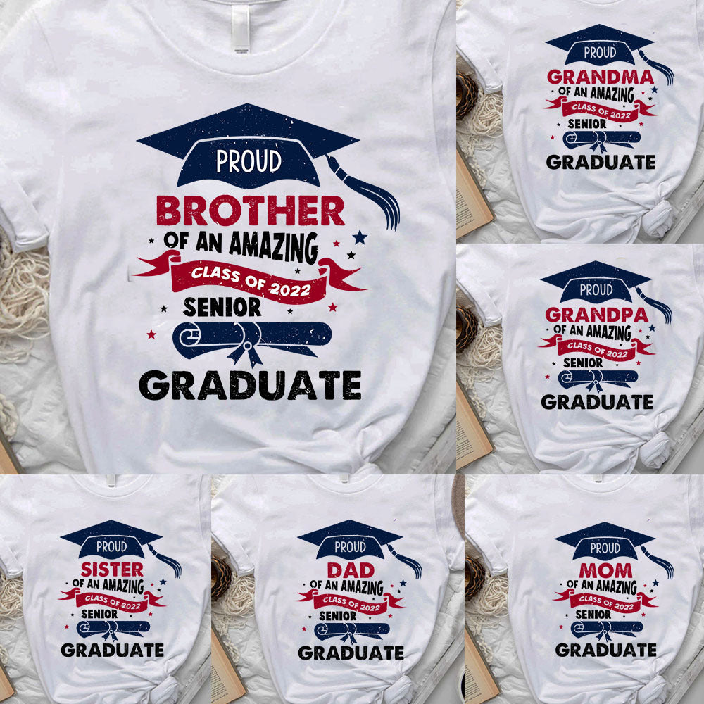 Proud Brother Of An Amazing Class Of 2022 Graduation T-shirt